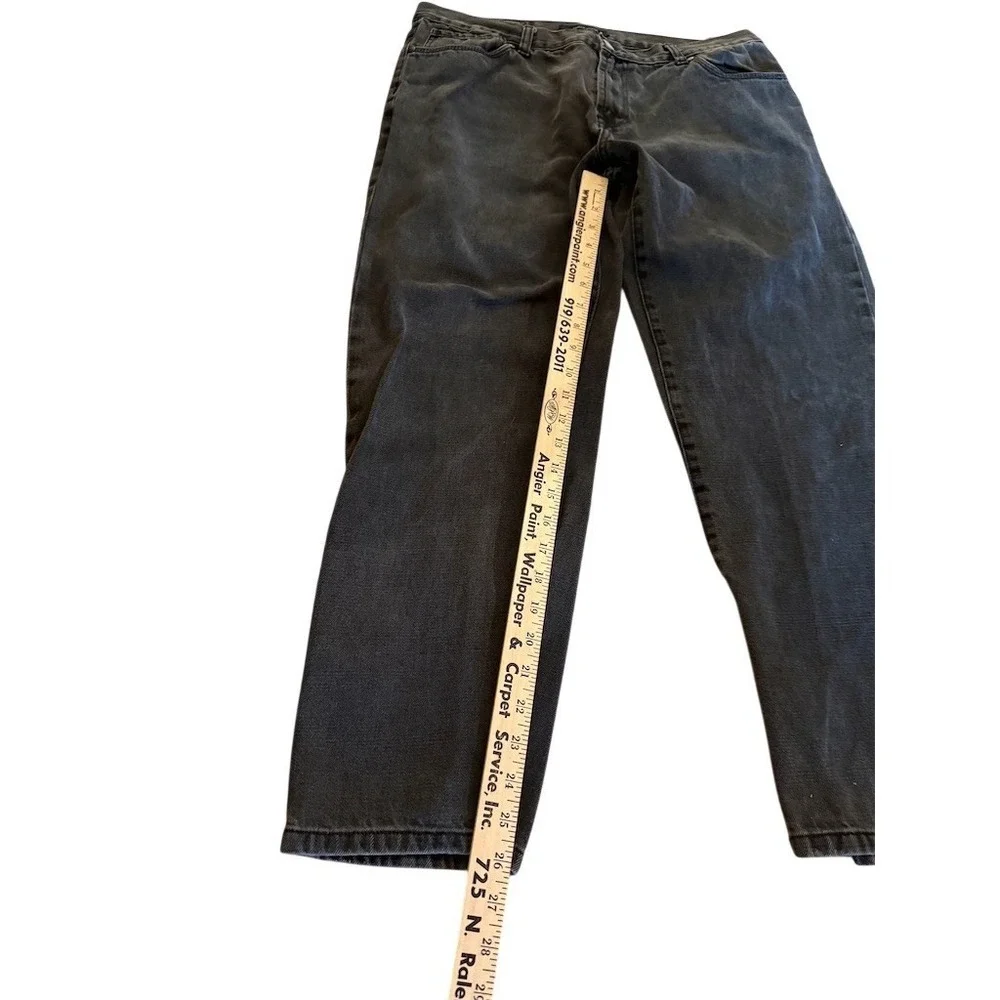 Tommy Hilfiger Jeans Mens 36x30 Black Straight Leg 5-Pocket Mid Rise Classic Vtg